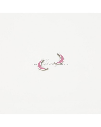 Pendientes de Agatha Ruiz de la Prada luna rosa Ref. 074SUP