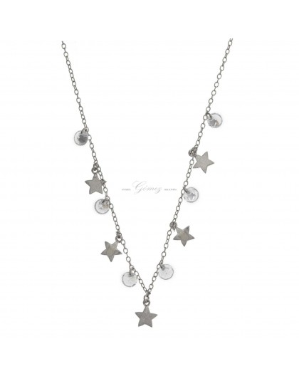 Gargantilla de plata estrellas Salvatore Ref. 224C0055