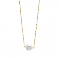 Gargantilla chapada Salvatore con perla Ref. 213C0032