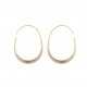 Pendientes de aros chapados Salvatore Ref. 164A0068