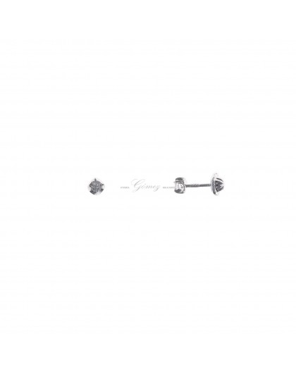 Pendientes de plata Salvatore circonita Ref. 173A0096