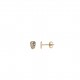 Pendientes calavera chapada Salvatore Ref. 213A0179