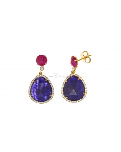 Pendientes de plata Salvatore Ref. 247A0058