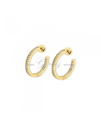 Pendientes de aros Lotus Silver Ref. LP1937-4/5