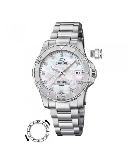 Reloj Jaguar acero Ref. J870/1