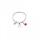 Pulsera amuleto Uno de 50 Ref. PUL1823ROJMTL0M