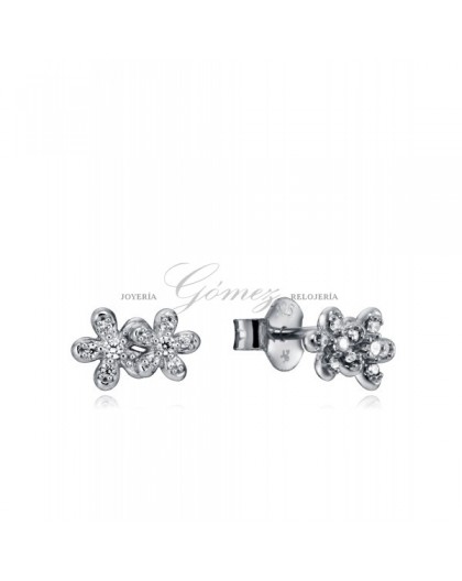 Pendientes de plata flor Viceroy Ref. 61073E000-38