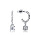 Pendientes de aros de plata Viceroy Jewels Ref. 7125E000-38