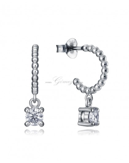 Pendientes de aros de plata Viceroy Jewels Ref. 7125E000-38