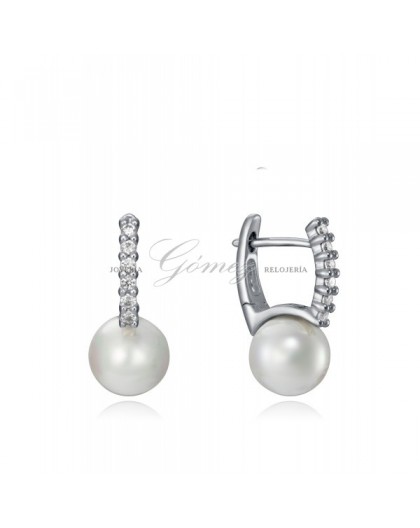 Pendientes de aros de plata Viceroy Jewels Ref. 7136E000-68