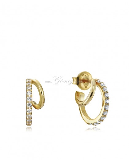 Pendientes de aros chapados Viceroy Ref. 13000E000-93