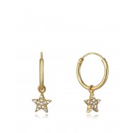 Pendientes de aros chapados Viceroy Ref. 7115E100-38 Pendientes de aros chapados Viceroy Ref. 7115E100-38