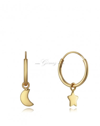 Pendientes de aros chapados Viceroy Ref. 5064E100-08