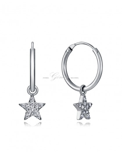 Pendientes de aros de plata Viceroy Jewels Ref. 7115E000-38