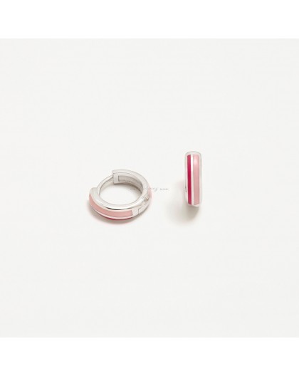 Pendientes de aros de plata Agatha Ruiz de la Prada Ref. 012HOP