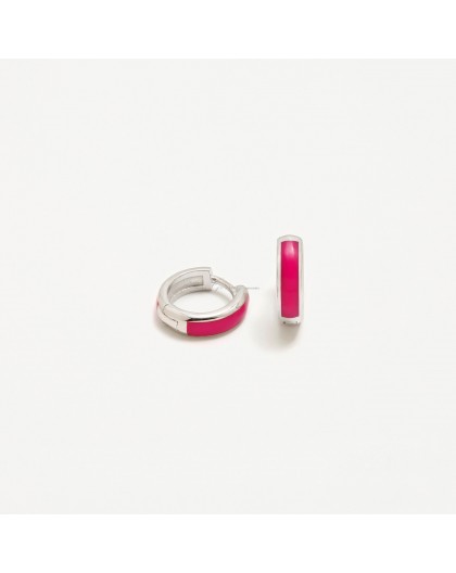 Pendientes de aros de plata Agatha Ruiz de la Prada Ref. 006HOP