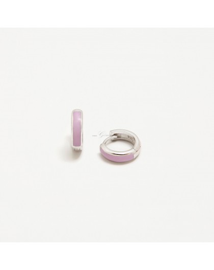 Pendientes de aros de plata Agatha Ruiz de la Prada Ref. 003HOP