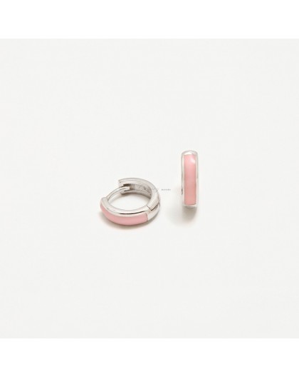 Pendientes de aros de plata Agatha Ruiz de la Prada Ref. 002HOP