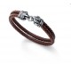 Pulsera cuero marron Viceroy Fashion Ref. 6229P01011