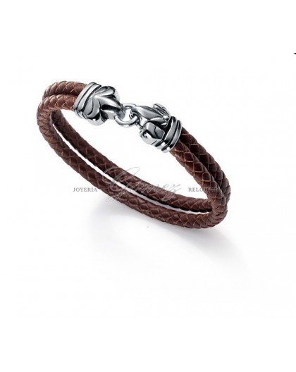 Pulsera cuero marron Viceroy Fashion Ref. 6229P01011