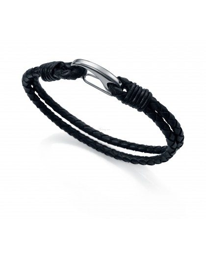 Pulsera de cuero trenzado Viceroy Fashion Ref. 6251P01010