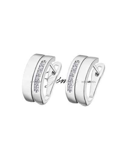 Pendientes de plata Lotus Silver con circonitas Ref. LP3328-4/1