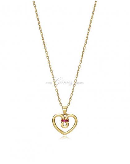 Collar de plata corazon Viceroy Ref. 13026C100-06