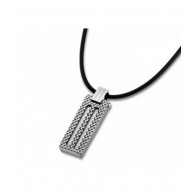 Collar de acero y cuero Lotus Style Ref. LS1797-1/1