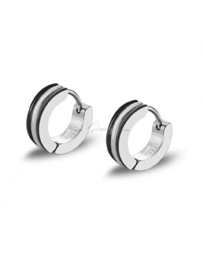 Pendientes de aros de acero Lotus Style Ref. LS2151-4/1