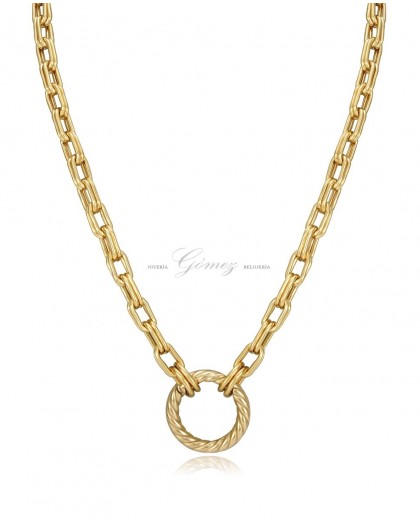 Collar de acero IP dorado Viceroy Ref. 1378C01012