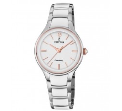 Reloj señora Festina ceramica blanca Ref. F20474/2
