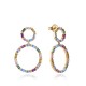 Pendientes de plata chapada Viceroy Ref. 13089E100-39