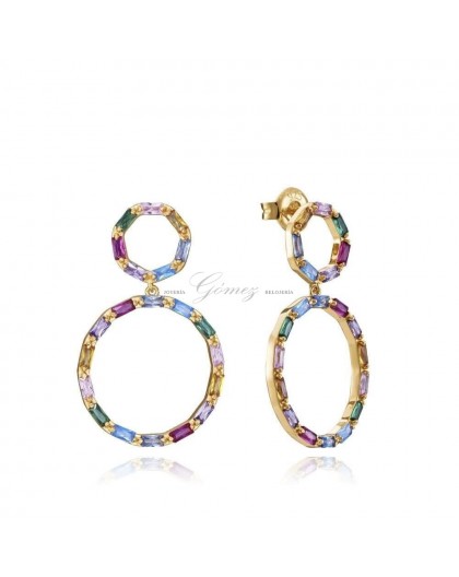 Pendientes de plata chapada Viceroy Ref. 13089E100-39