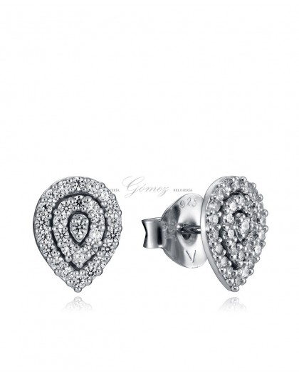 Pendientes de plata Viceroy con circonitas Ref. 5108E000-38