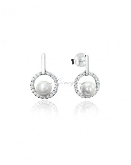 Pendientes de plata Viceroy con circonitas Ref. 71044E000-68