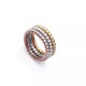 Anillo de acero triple Viceroy Ref. 1451A01219