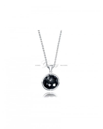 Collar de plata Viceroy piedra negra Ref. 9011C000-55