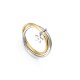 Anillo de acero bicolor Viceroy con circonita Ref. 75311A01412