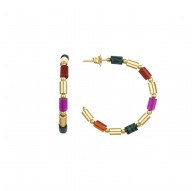 Pendientes de aros Luxenter Oruk Ref. SGEX20800