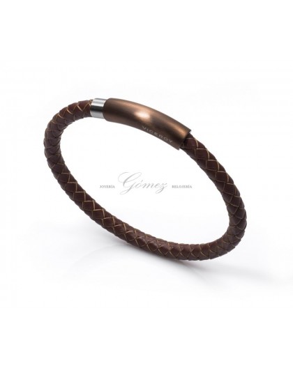 Pulsera de cuero marron Viceroy Fashion Ref. 6287P09011