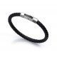 Pulsera cuero negro Viceroy Fashion Ref. 6298P09010