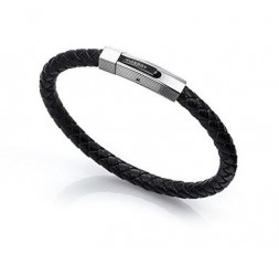 Pulsera cuero negro Viceroy Fashion Ref. 6298P09010