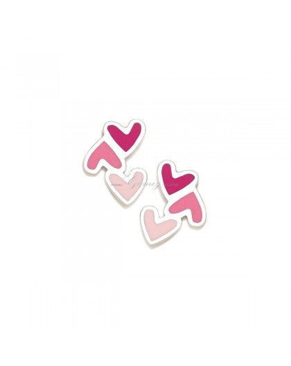 Pendientes corazones Agatha Ruiz de la Prada Ref. 030DEG