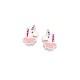 Pendientes unicornio de plata Agatha Ruiz de la Prada Ref. 033ROS