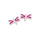 Pendientes de plata libelula Agatha Ruiz de la Prada Ref. 009ROS