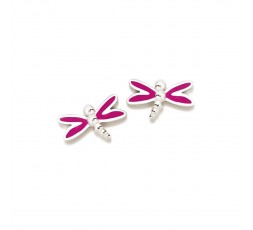 Pendientes de plata libelula Agatha Ruiz de la Prada Ref. 009ROS