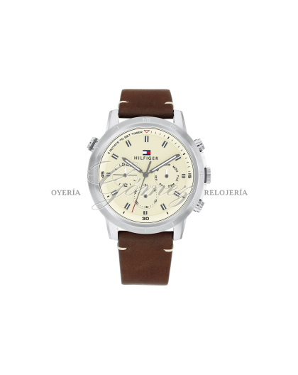 Reloj Tommy Hilfiger de cuero para hombre Ref. 1792102