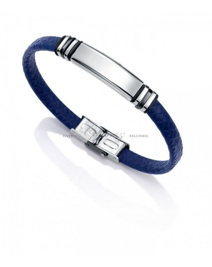 Pulsera de cuero azul Viceroy Fashion Ref. 6432P09013