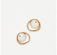 Pendientes de aros Pertegaz con perlas Ref. PER3237