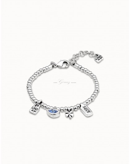 Pulsera Uno de 50 I'm waiting 4 u blue Ref. PUL2255AZUMTL0